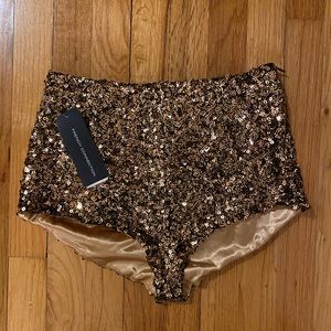 Gold French Connection Shorts